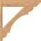 Ekena Millwork Olympic Slat Smooth Outlooker, Western Red Cedar, 7 1/2"W x 36"D x 36"H OUT08X36X36OLY06SWR - alternate 2